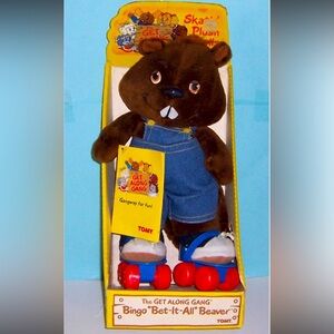 Vintage Get Along Gang Bingo “Bet-It-All Beaver” by Tomy